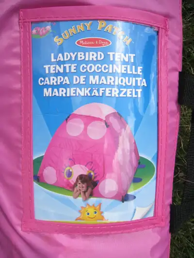 Melissa & Doug Sunny Patch Ladybug Camping Tent, View more