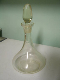 Vintage Blown Glass Wine Decanter