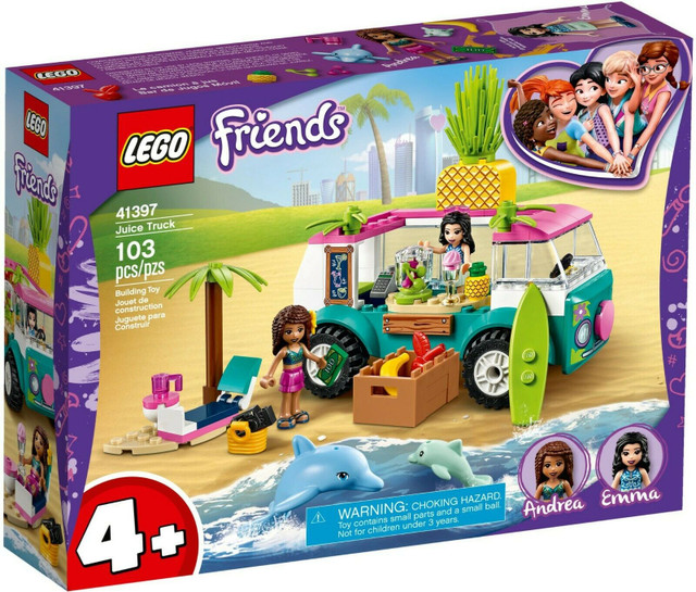 LOT LEGO FRIENDS SNOW RESORT CHALET & JUICE TRUCK 41323, 41397 dans Jouets et jeux  à Longueuil/Rive Sud - Image 2