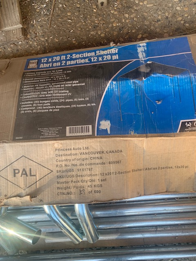 10 x 20 tent frame, New out of box, View more