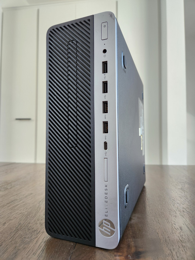 Desktop HP EliteDesk G4 | AMD Core | 8Gb RAM | 256Gb SSD + 1Tb dans Ordinateurs de bureau  à Laval/Rive Nord - Image 3