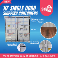 NEW 10' Regular Height Storage Container SALE in Victoria!!