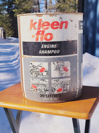 Kleen-Flo Metal can 5 gallon 20 L Engine shampoo