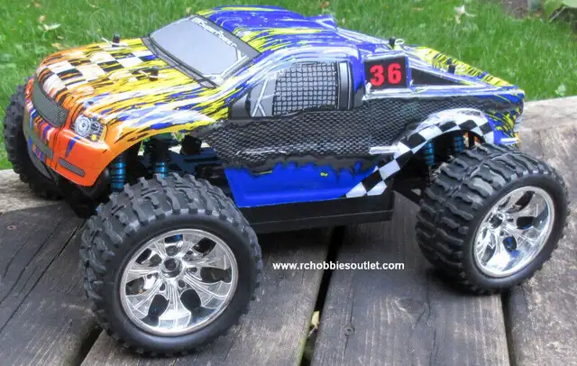 Sale: NEW 1/10 RC TOP2 BRUSHLESS 3S LIPO RC MONSTER TRUCK in Hobbies & Crafts in City of Toronto - Image 3