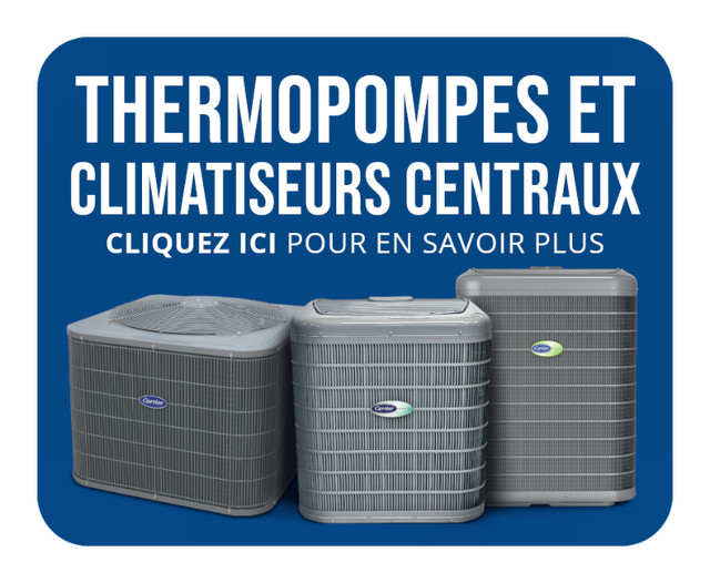 Thermopompe chauffage climatisation ventilation bon prix!! dans Chauffage, ventilation et climatisation  à Ville de Montréal