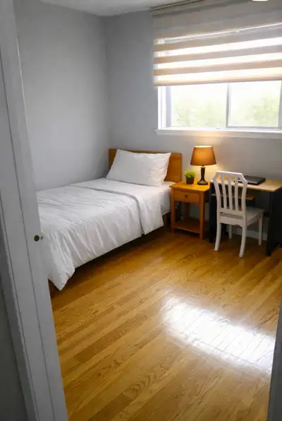room is available in a house at Yonge and Steeles. The bathroom shared, all utilities, Internet incl...