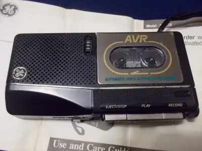 AVR Micro Cassette Recorder (Voice Activated) with cassette, View more