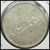 1962 Canada $1 Silver Dollar