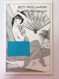 Betty Page Portfolio by Steve Woron Signed