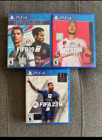 Jeux ps4 fifa à vendre, prix dans la description 