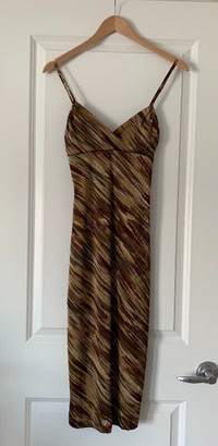 Evening dress in gold hues by Anne-x (size small)