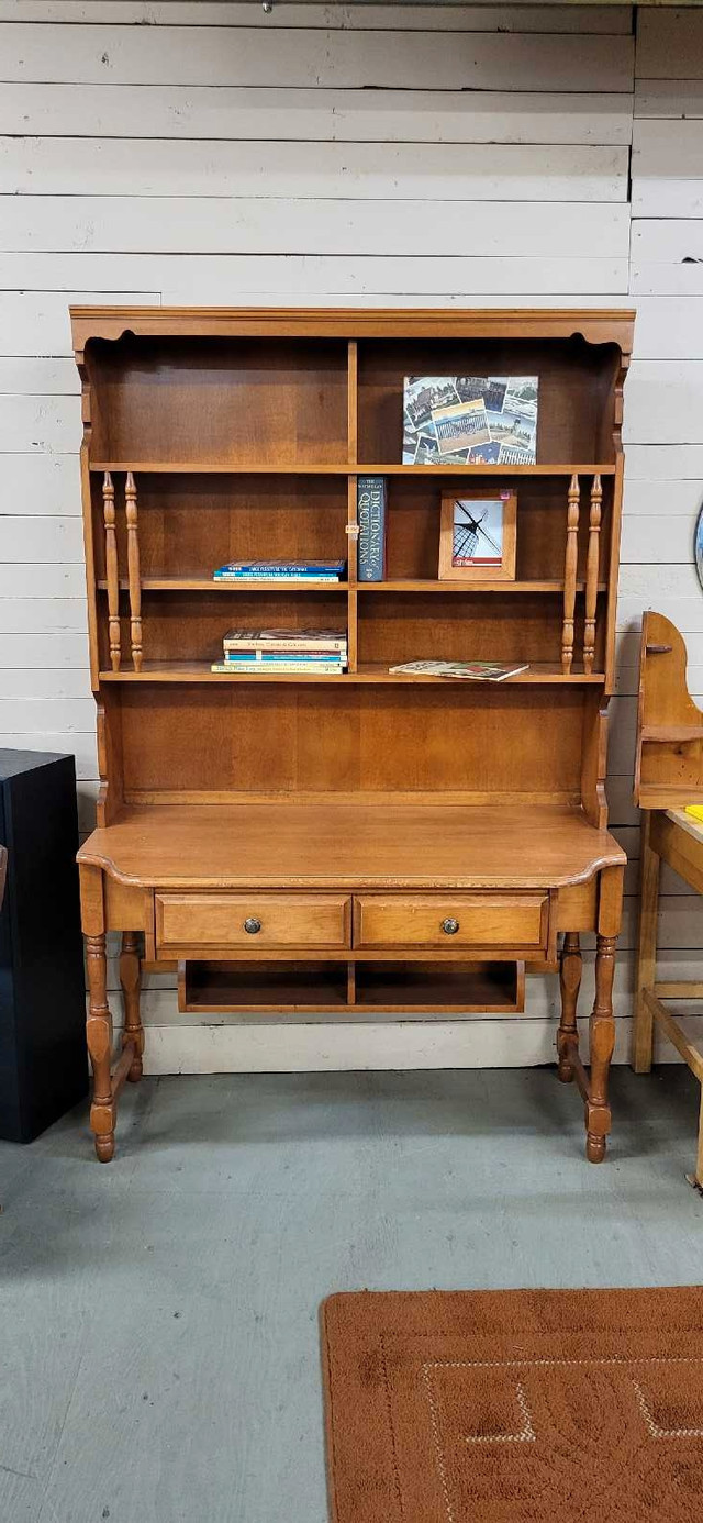 Vintage Baronet Desk w/ Upper Shelves in Desks in Trenton - Image 2