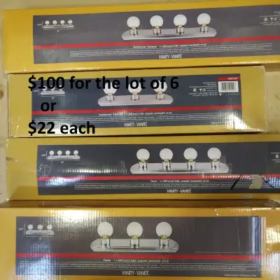 Light - Canarm, Vanity, 3/4-Light, Round Ball Bulb, Various, View more