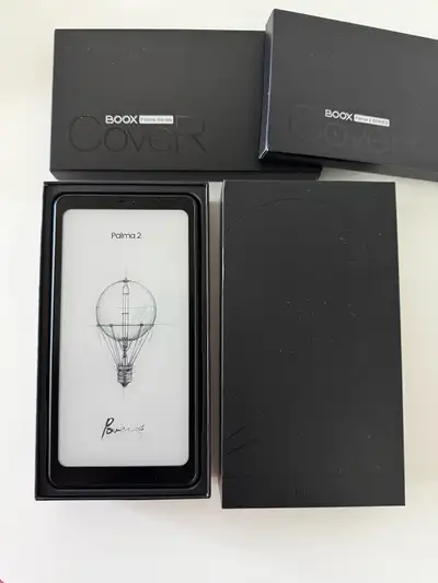 BOOX Palma 2 – Black – Like New + 2 Cases Eink tablet 6 inch, View more