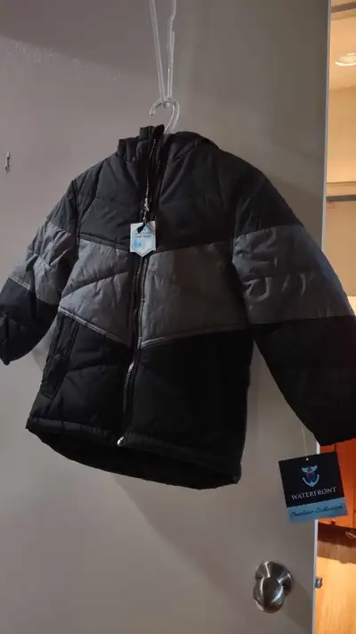 Brand new with tags boys' winter jacket gray size 6 , View more