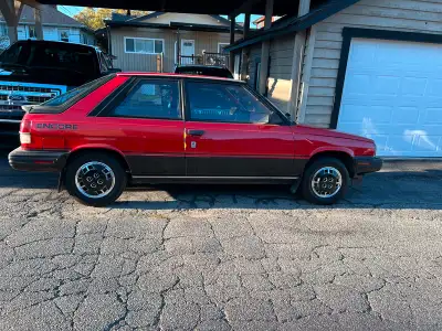 RARE FIND 1985 Renault Encore hatchback Spring Edition always garage kept, no rust new tires .recent...