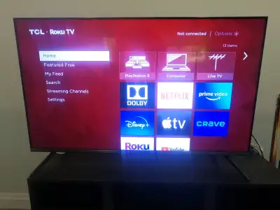 TCL 55” 6-Series QLED Roku Smart TV (Mini-LED), View more