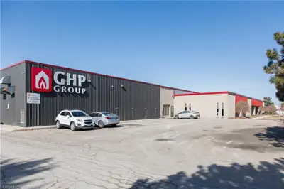 Very clean warehouse / manufacturing space in Guelph with 42,875 square feet at 15'8 in clear and 61...