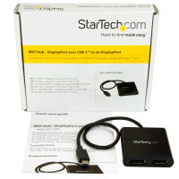 StarTech USB-C to 2X DisplayPort Adapter