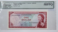 Eastern Caribbean States $1 1965 – Legacy 58PPQ