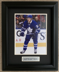 Framed Auston Matthews Toronto Maple Leafs Autographed White Alternate  Captain Adidas Authentic Jersey