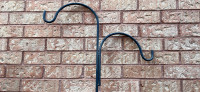 Metal Hanging basket Holder - dual hanging basket stake