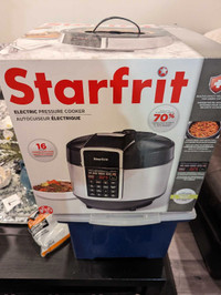 Starfrit 16 setting pressure cooker. 