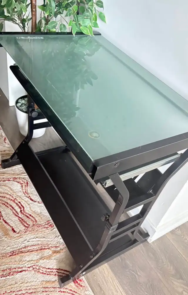 Glass Drafting Table