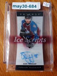 2005-06 Alex Tanguay Upper Deck NHL Trilogy Ice Scripts Colorado