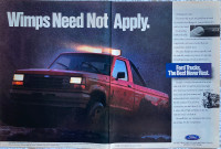 1991 Ford Ranger STX XLarge 2-Page Original Ad