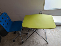 Adjustable desk and chair for kids