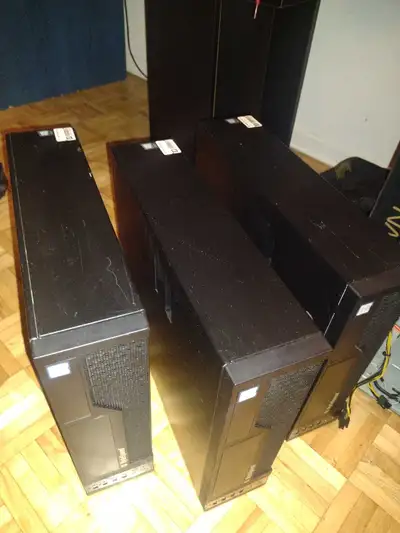 Lot 3 boitier PC format SFF avec PSU combo, View more