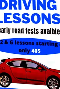 Driving instructor for G and G2 lesson