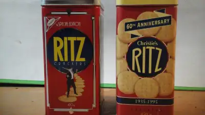 vintage Ritz crackers tins, View more
