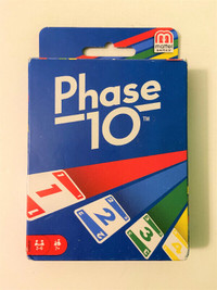 2019 Phase 10 Card Game Mattel New Open Box With Instructions