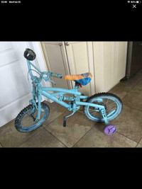 HOT WHEELS 16 INCHES BICYCLE WITH TRAINING WHEELS 