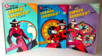Carmen Sandiego You Are the Detective Paperback Books w/ Cards
