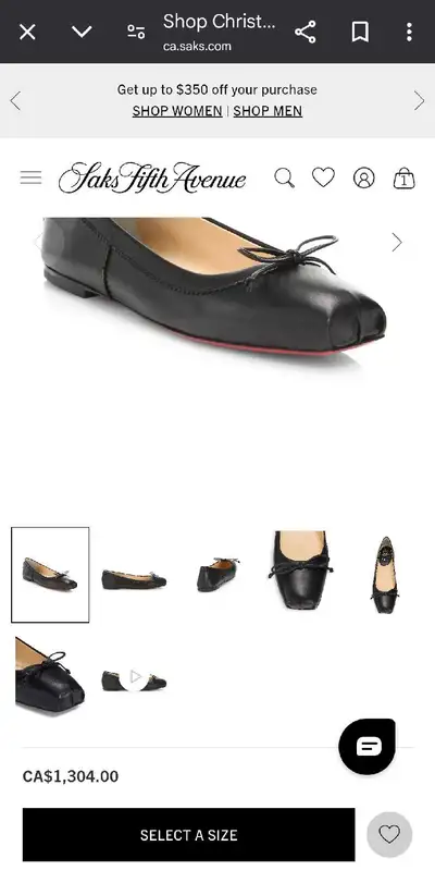 Christian Louboutin Ballerina Flats, View more