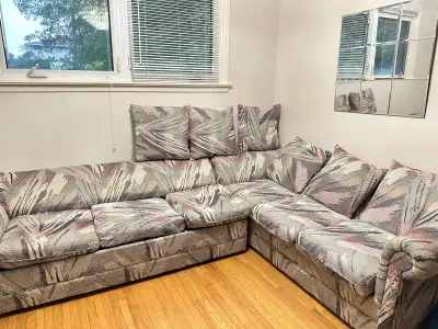 L Shape sectional sofa/couch for sell.