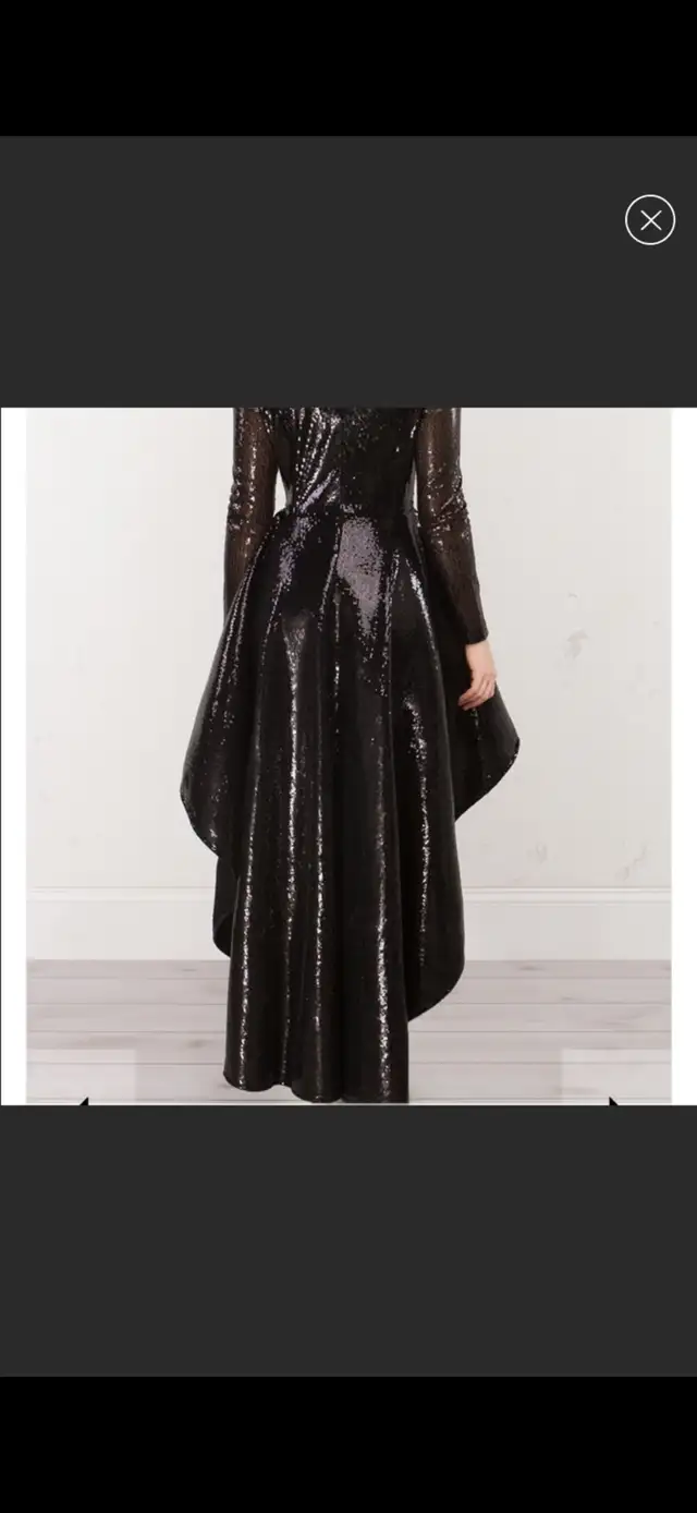 Brand New AKIRA high low Sequin dress long sleeves homecoming pr in Women's - Dresses & Skirts in Mississauga / Peel Region - Image 4
