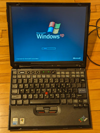 IBM Thinkpad laptop X31 512MB RAM Pentium M 1.4GHz (vintage)