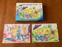 Ravensburger 2 x 20-Pieces Puzzles, In the Castle Garden