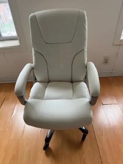 Amazon Basics High-Back Executive Swivel Office Desk Chair white, View more
