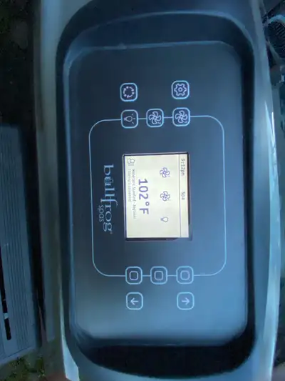 Very well maintained 7 person bullfrog hottub from the R7 series. Comes with hard top and electrical...