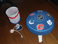 NHL Throw Pillow and Hockey Net Light