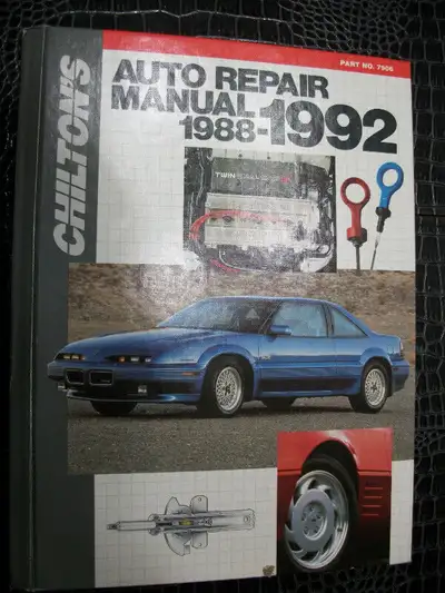 CHILTON AUTO REPAIR MANUAL 1988-1992, View more