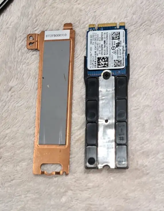 NVMe SSD 256GB SSD M.2 w/heatsink For Laptop,Tested, Mixed Brand in Laptop Accessories in City of Toronto - Image 6
