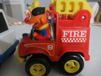 Jim Henson Sesame Street Ernie in a Fire Truck   well made, View more