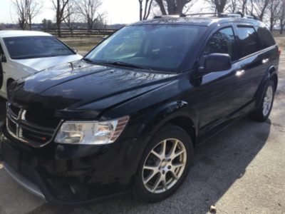 2016 DODGE JOURNEY AWD RT 7 SEATER, RIGHT FRONT DAMAGE