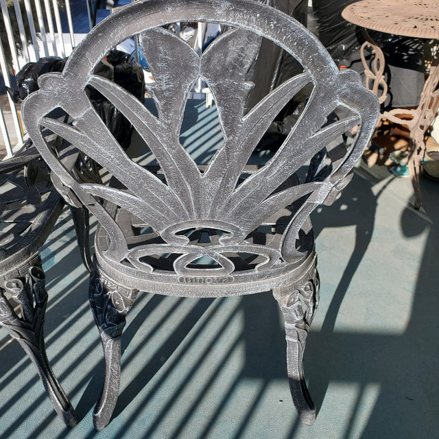 Cast iron chairs and table in Other in Edmonton - Image 2